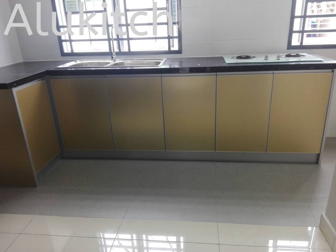 Framed Gold with Quartz Stone Table Top